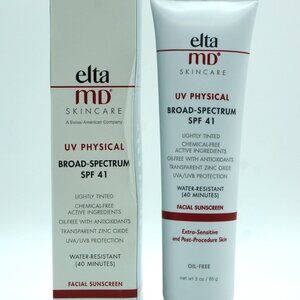 UV Physical Broad-Spectrum SPF 41 Sunscreen for Unisex - 3 Oz